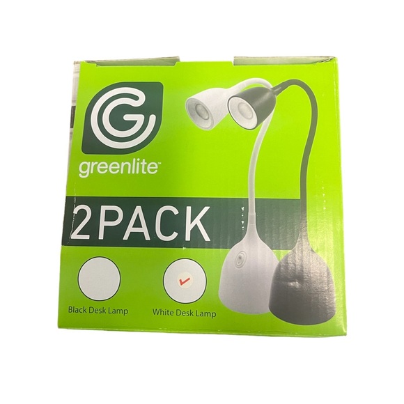 2 Pack-Greenlite - Energy Saving LED Flexible desk lamps. Brand new! 30,000hrs - Picture 3 of 8